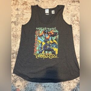 Transformers Bumblebee Graphic Tank Top - Dark Gray